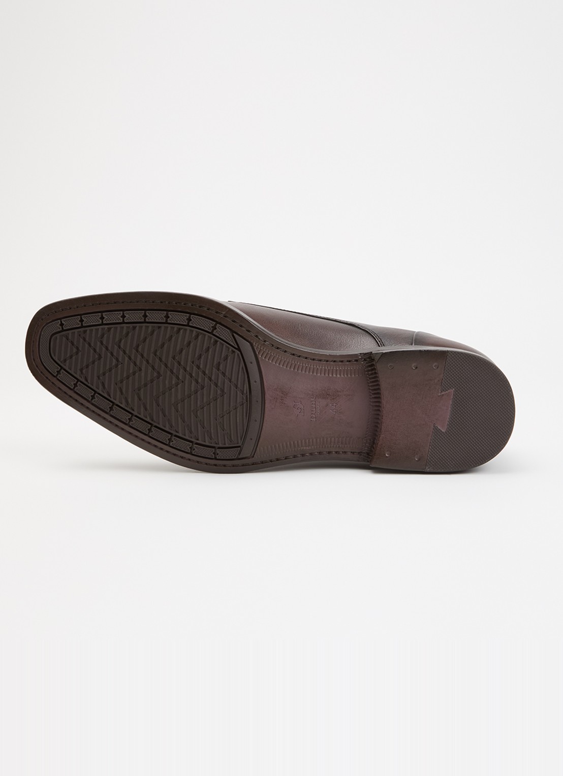 Dune London Wide Fit Sole veterschoen van leer  - detail 3 bruin