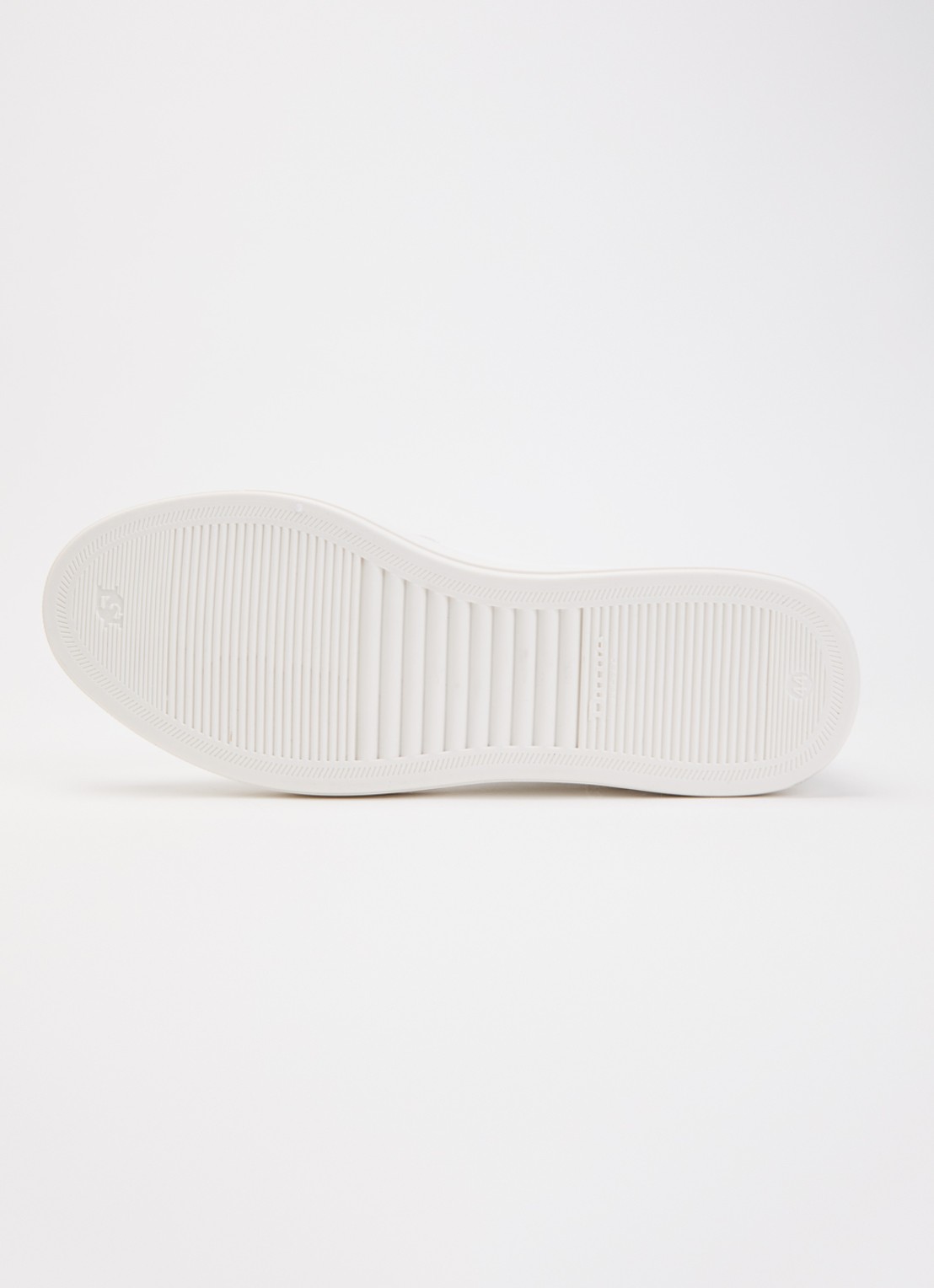 Dune London Wide Fit Tawly sneaker van leer met suède details - detail 4 wit