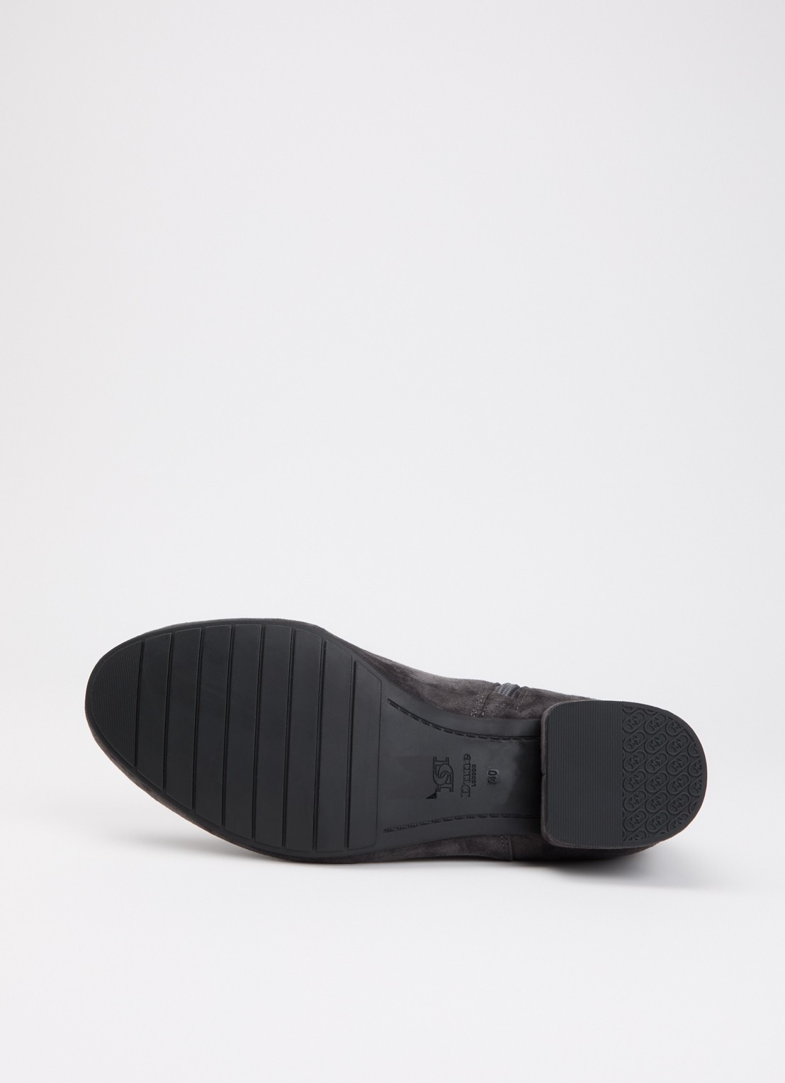 Dune London Wide Fit Tayla laars - detail 3 donkergrijs