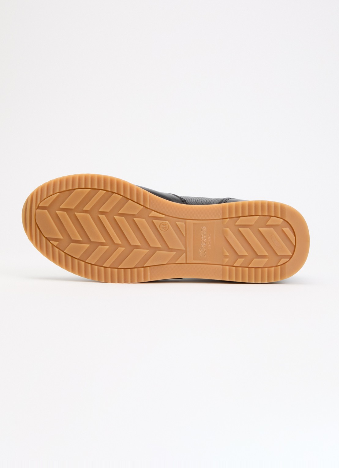 Dune London Wide Fit Trilogy sneaker van leer - detail 3 zwart