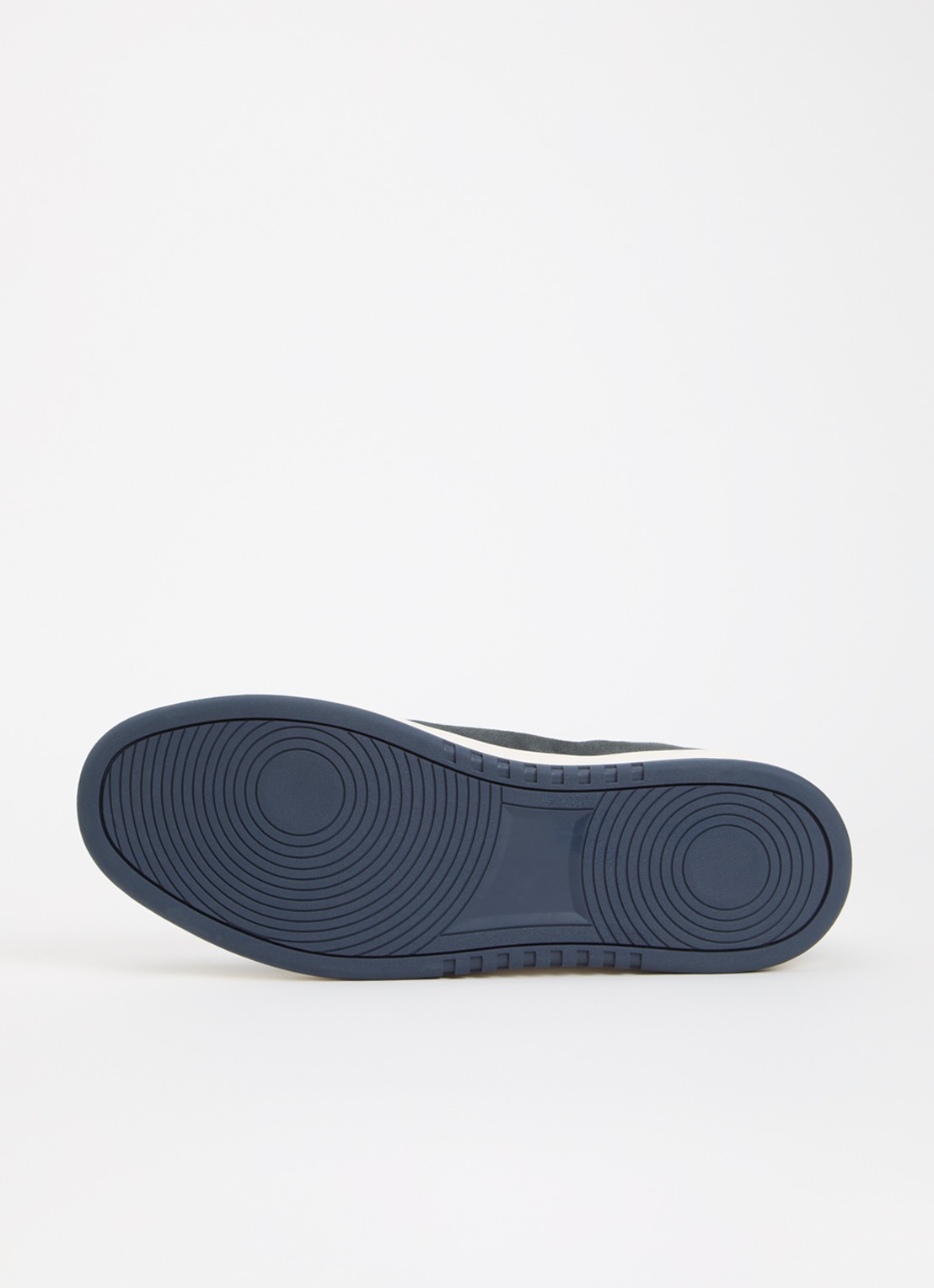 Dune London Wide Fit Troys sneaker  - detail 4 donkerblauw