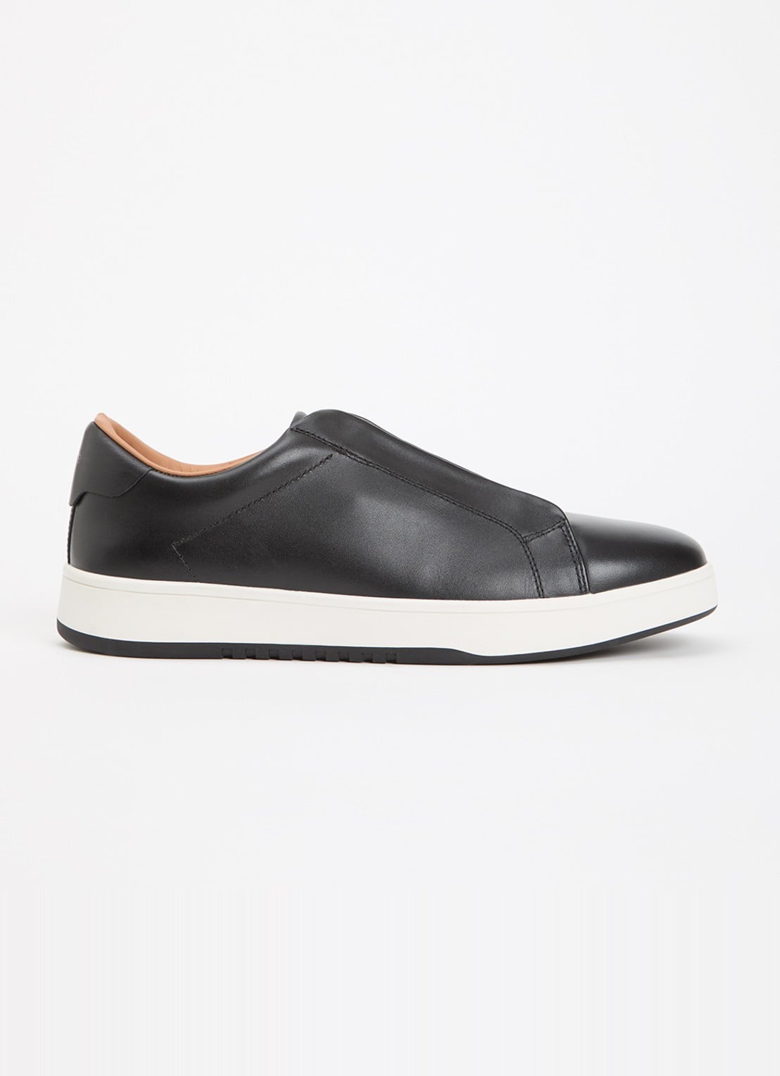 Dune London Wide Fit Troys sneaker  - voorkant 2 zwart