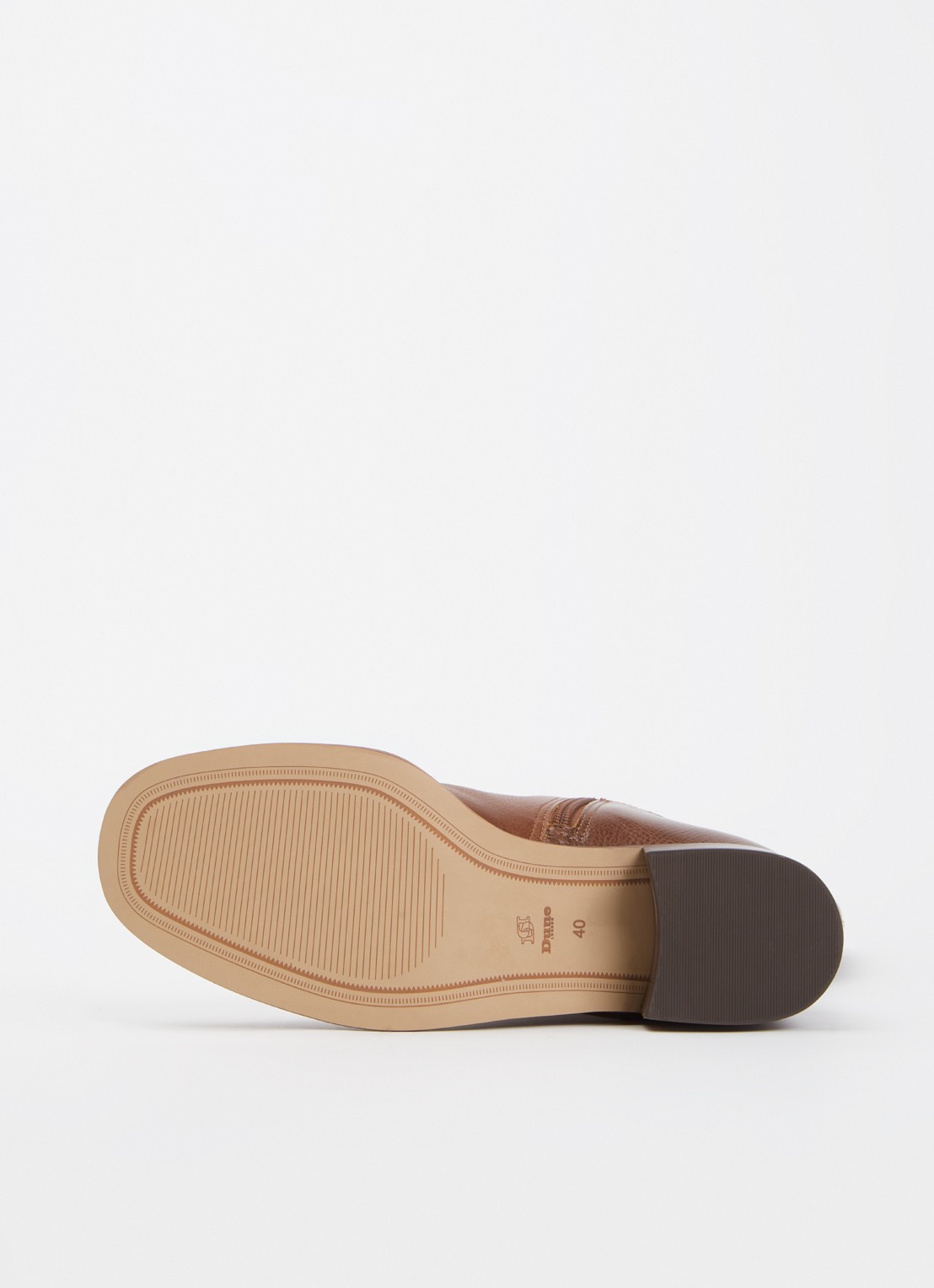 Dune London Wide Fit Turner laars van leer - detail 2 bruin