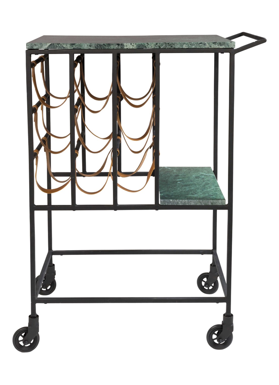 Dutchbone Mil trolley - voorkant groen