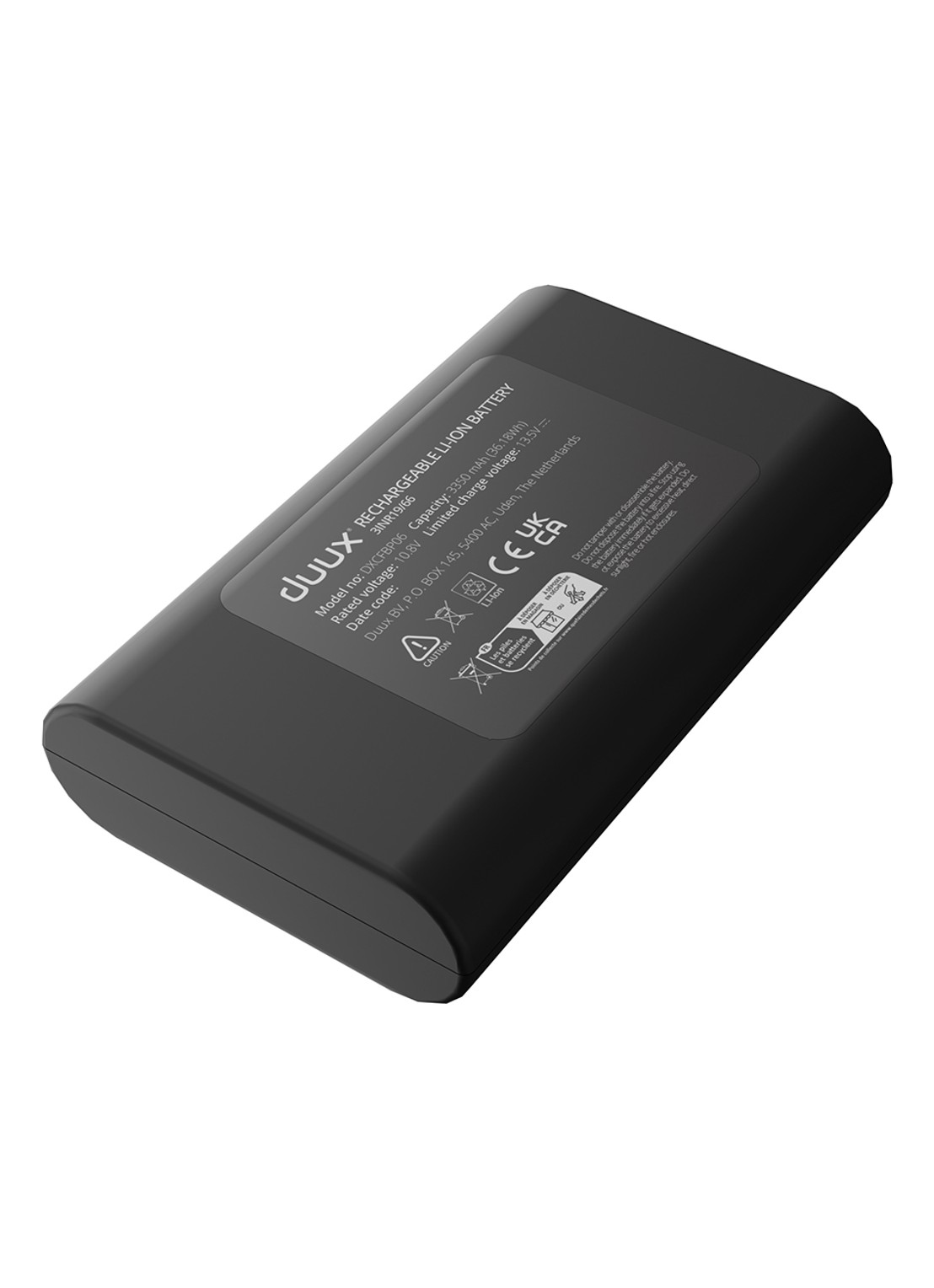 Duux Dock & Battery Pack voor Whisper Flex² - voorkant 2 zwart
