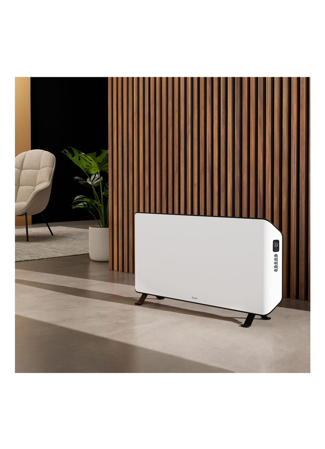 Duux Edge Smart Convector kachel, 40 cm hoog - detail 7 wit