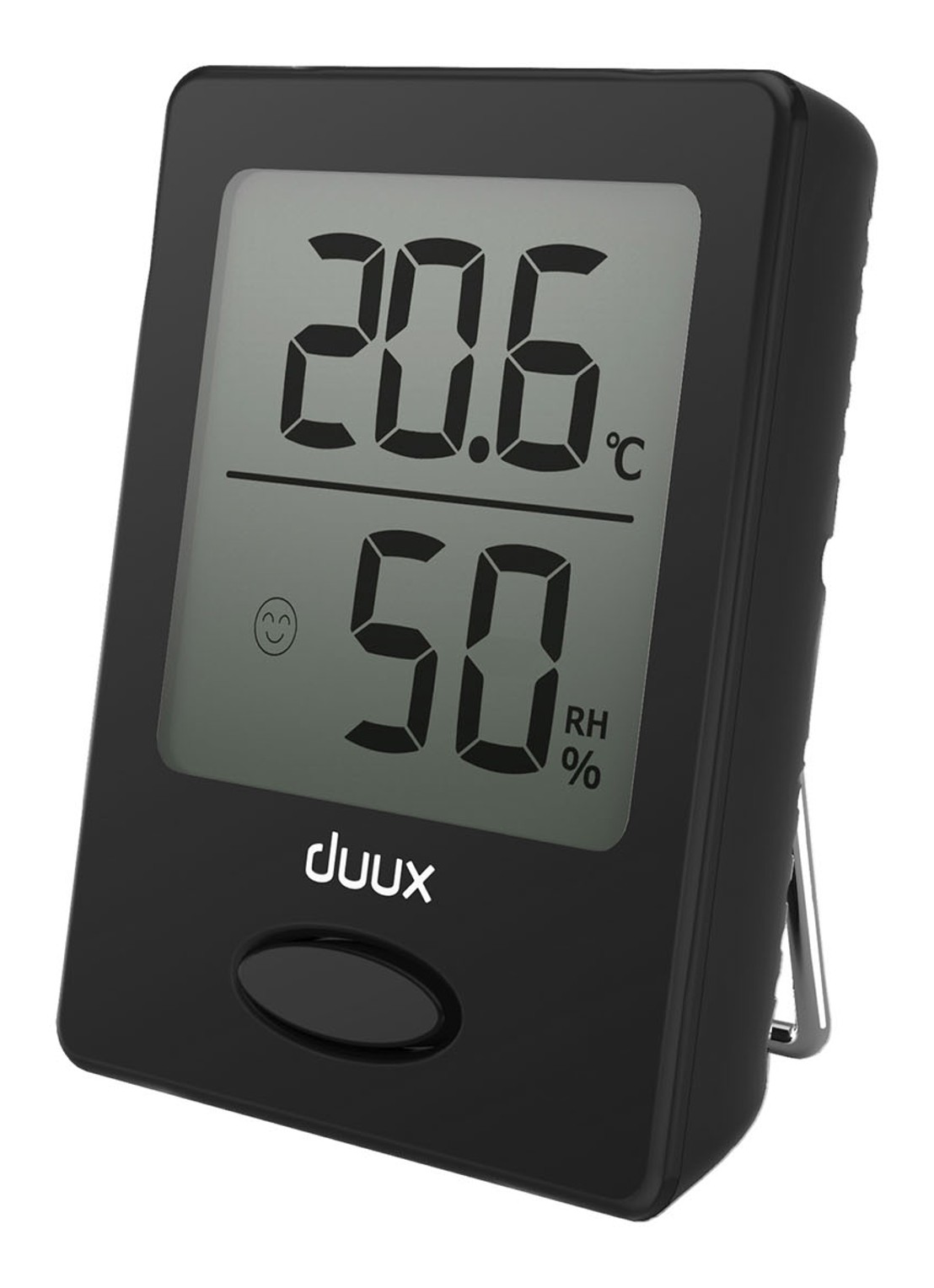 Duux Sense hygro- en thermometer - voorkant 2 zwart