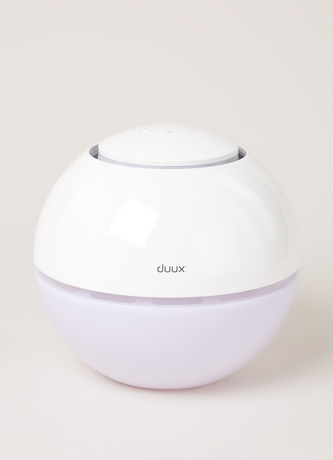 Duux Sphere Ultrasonic luchtbevochtiger 20 cm - voorkant 2 wit