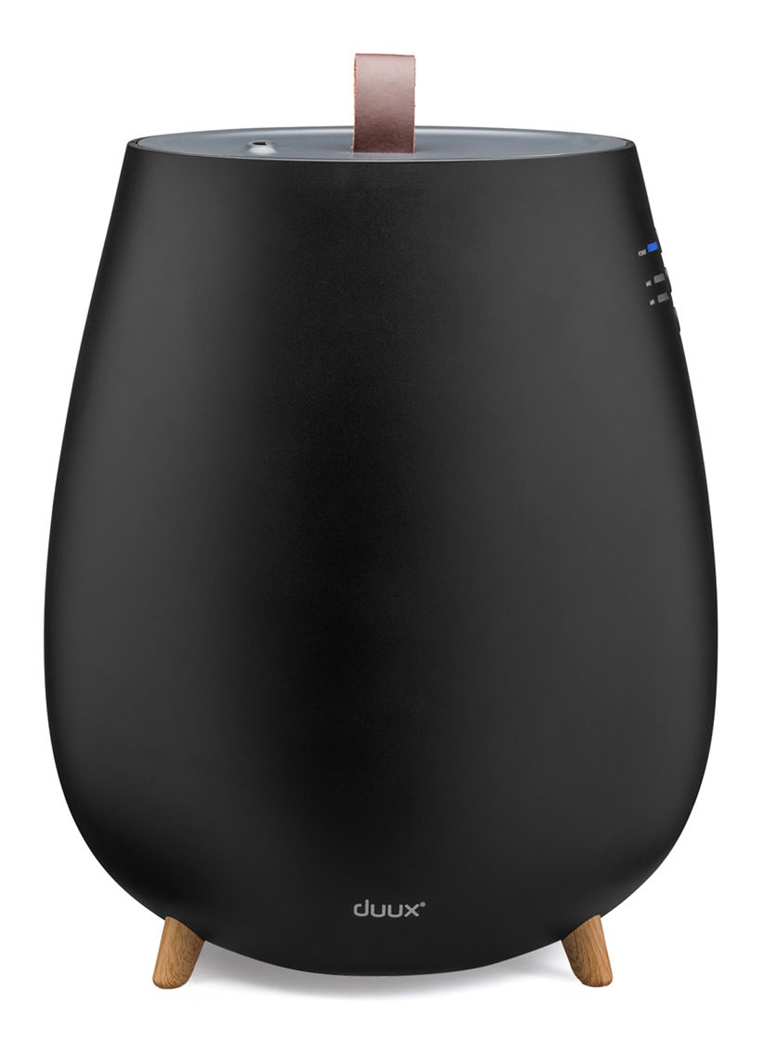 Duux Tag 2 Ultrasone luchtbevochtiger, 31 cm hoog - voorkant zwart