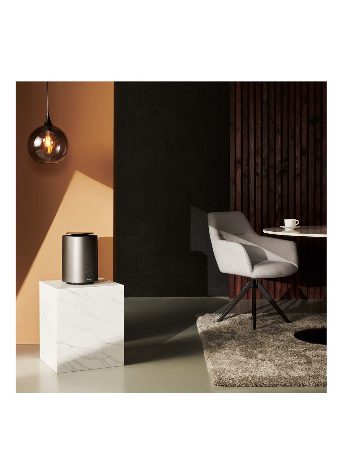 Duux Threesixty 2 Smart Keramische kachel, 29,5 cm hoog - detail 4 grijs