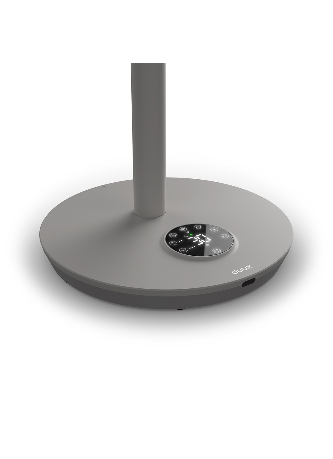 Duux Whisper 2 Smart verstelbare vloerventilator, 92 cm hoog - detail 7 grijs