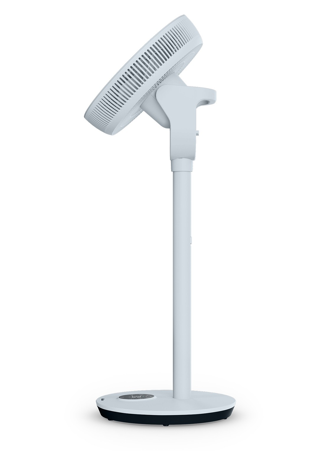 Duux Whisper 2 Smart verstelbare vloerventilator, 92 cm hoog - detail blauwgrijs