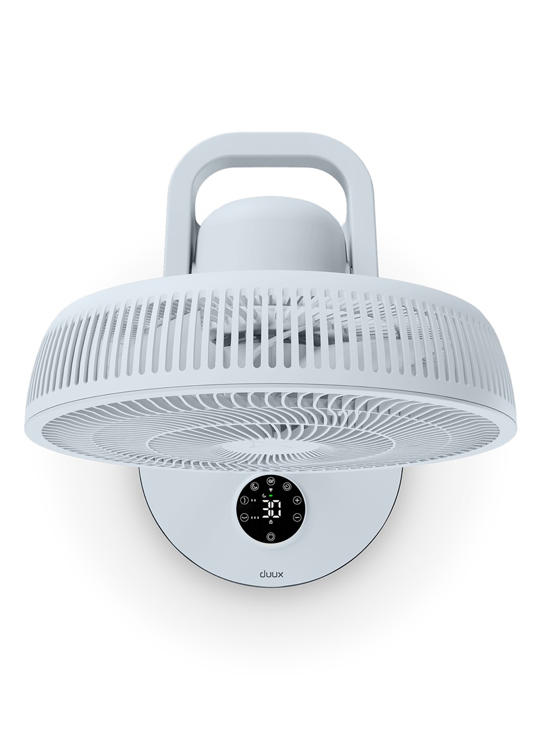 Duux Whisper 2 Smart verstelbare vloerventilator, 92 cm hoog - detail 2 blauwgrijs
