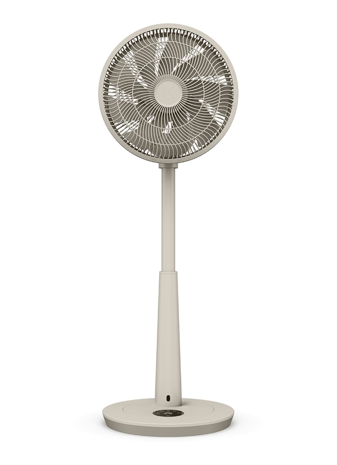 Duux Whisper Fan 3 vloerventilator - voorkant lichtgrijs