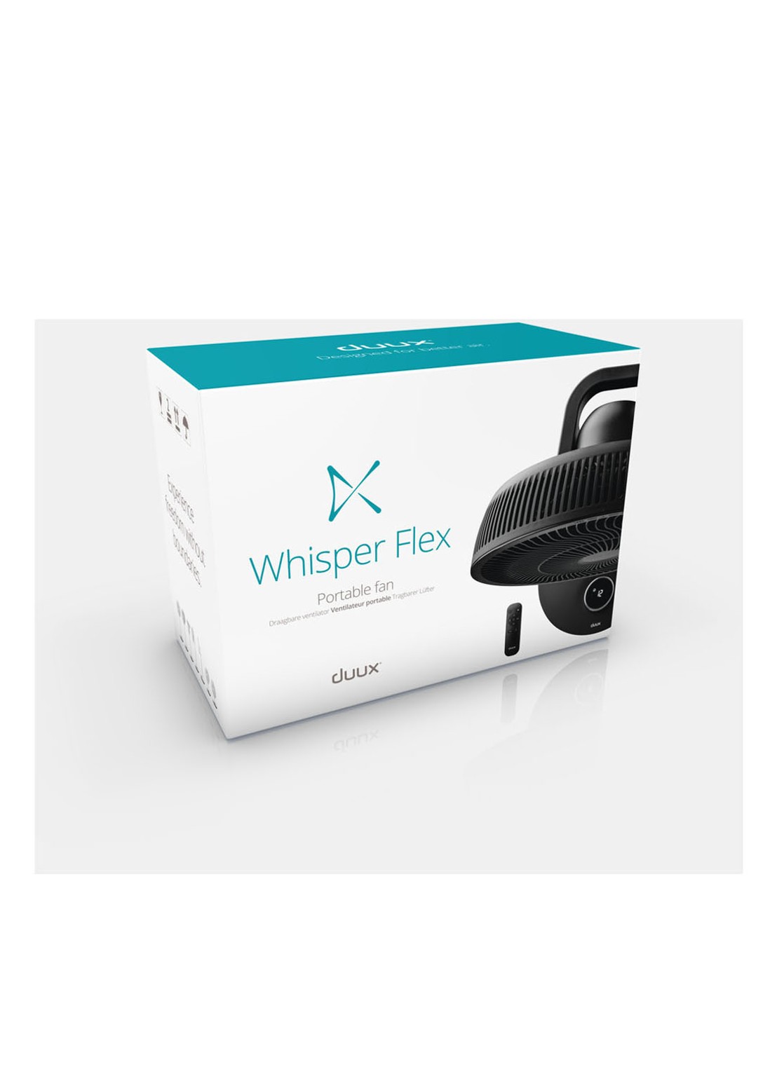 Duux Whisper Flex Smart verstelbare vloerventilator met batterij, 88 cm  - detail 5 zwart