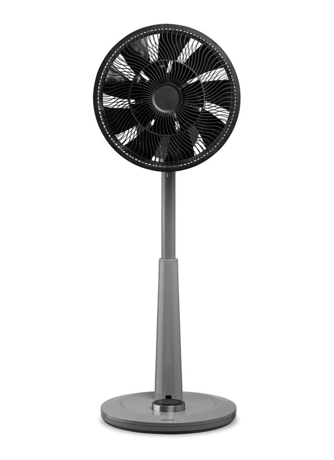 Duux Whisper vloerventilator DXCF09, 73 - 95 cm hoog - voorkant grijs