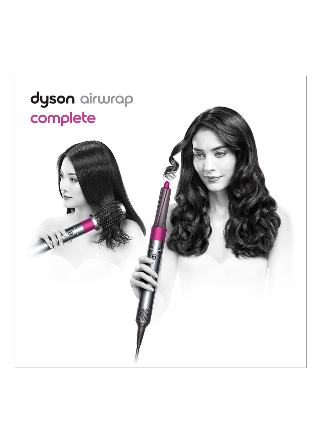 Dyson AirWrap complete multistyler - nikkel / roze - detail 2 roze