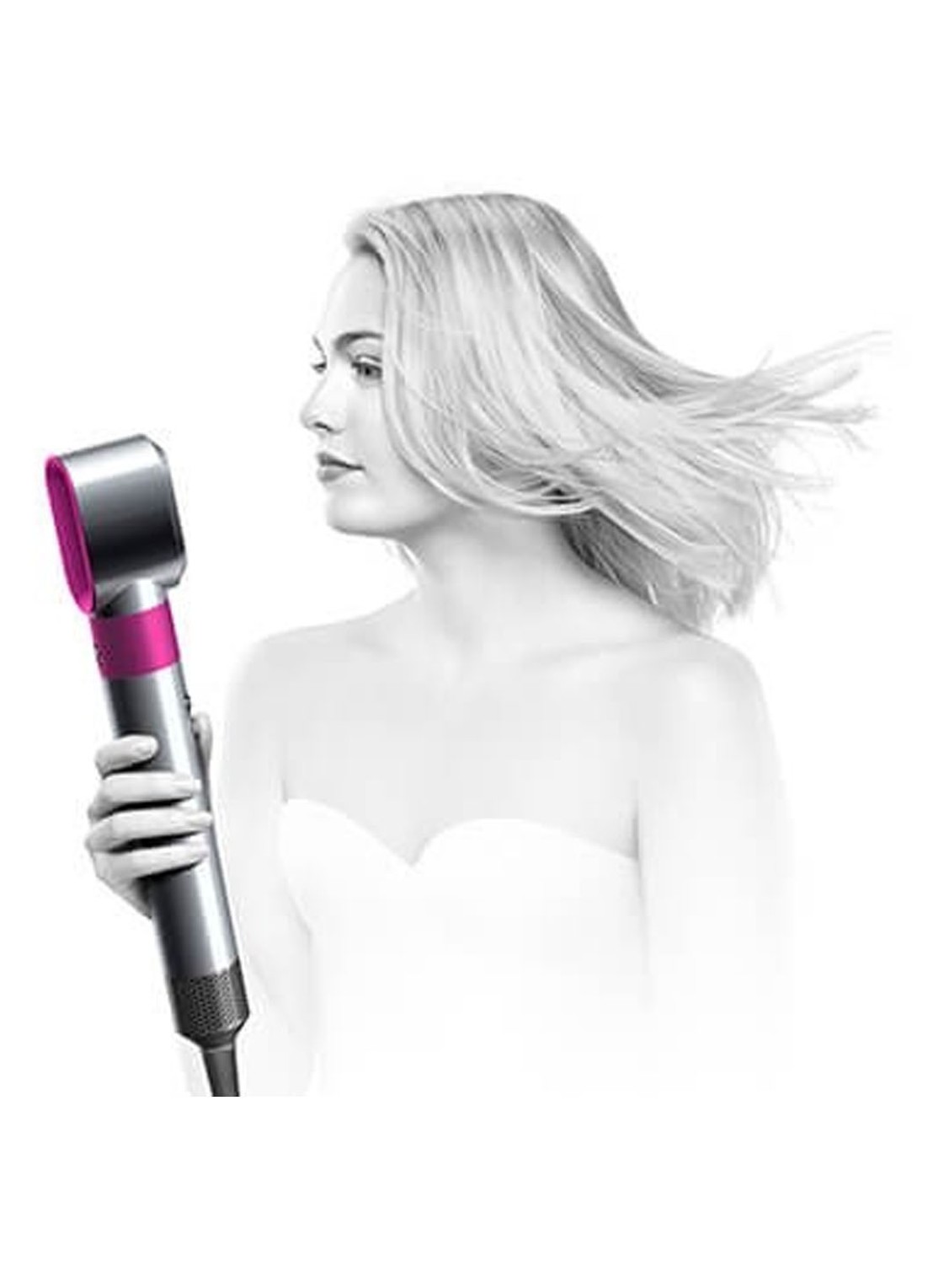 Dyson AirWrap complete multistyler - nikkel / roze - detail 3 roze
