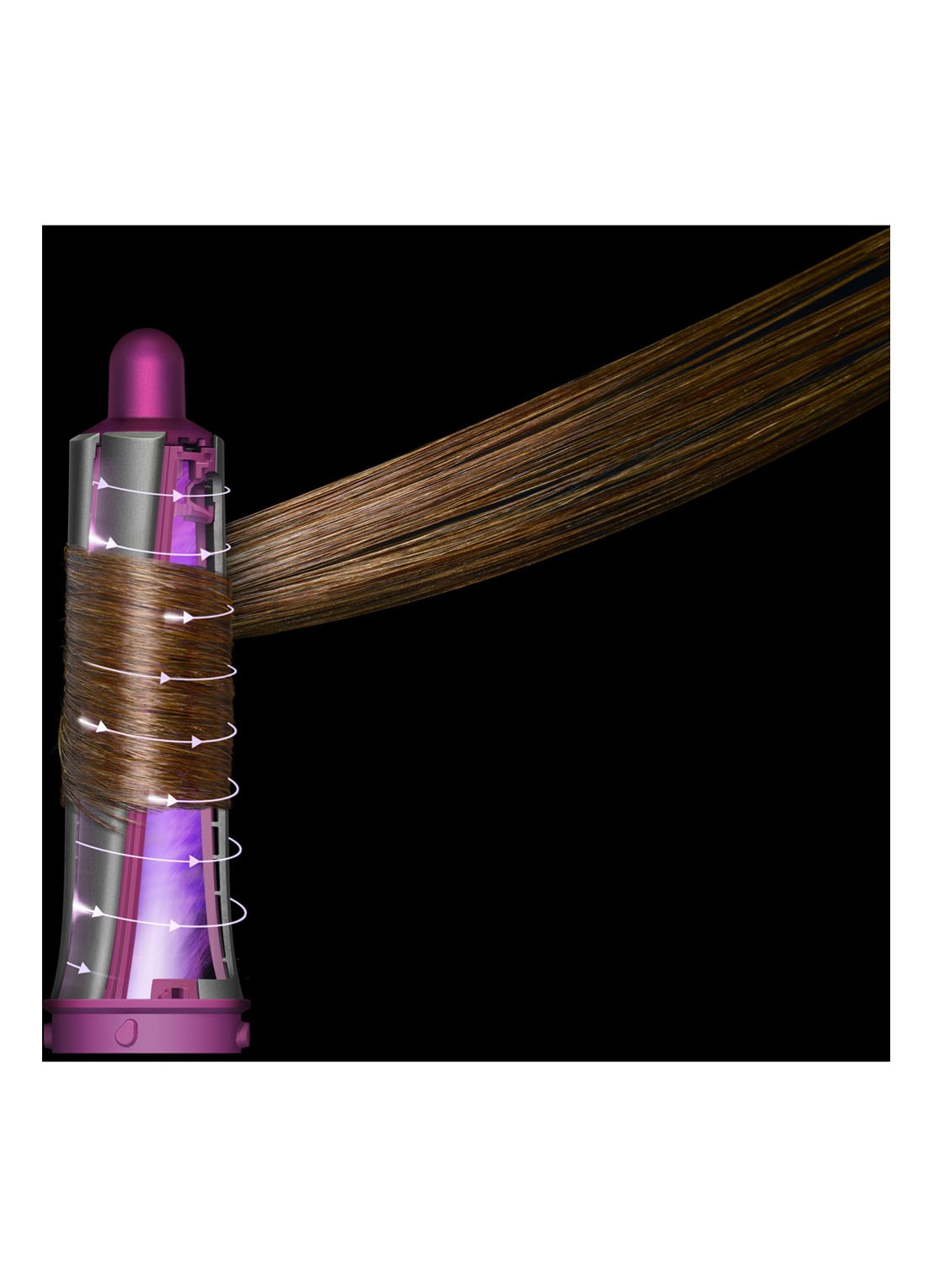 Dyson AirWrap complete multistyler - nikkel / roze - detail 4 roze