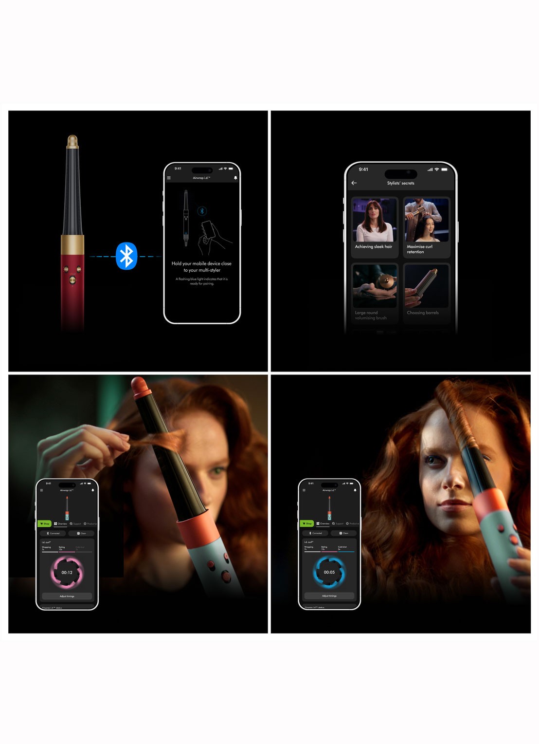 Dyson Airwrap i.d.™ - Jasper Plum Curly + Coily - detail jasper plum