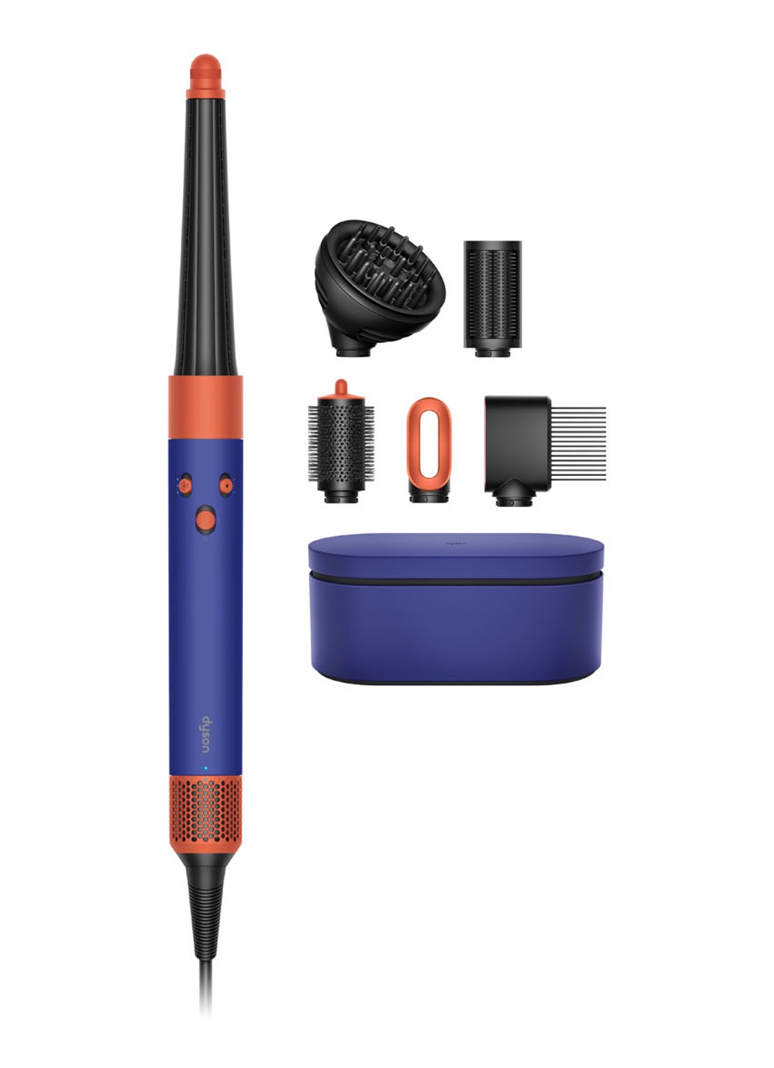 Dyson Airwrap i.d. Vinca Blue / Patina Curly + Coily - voorkant 4 vinca blue / patina