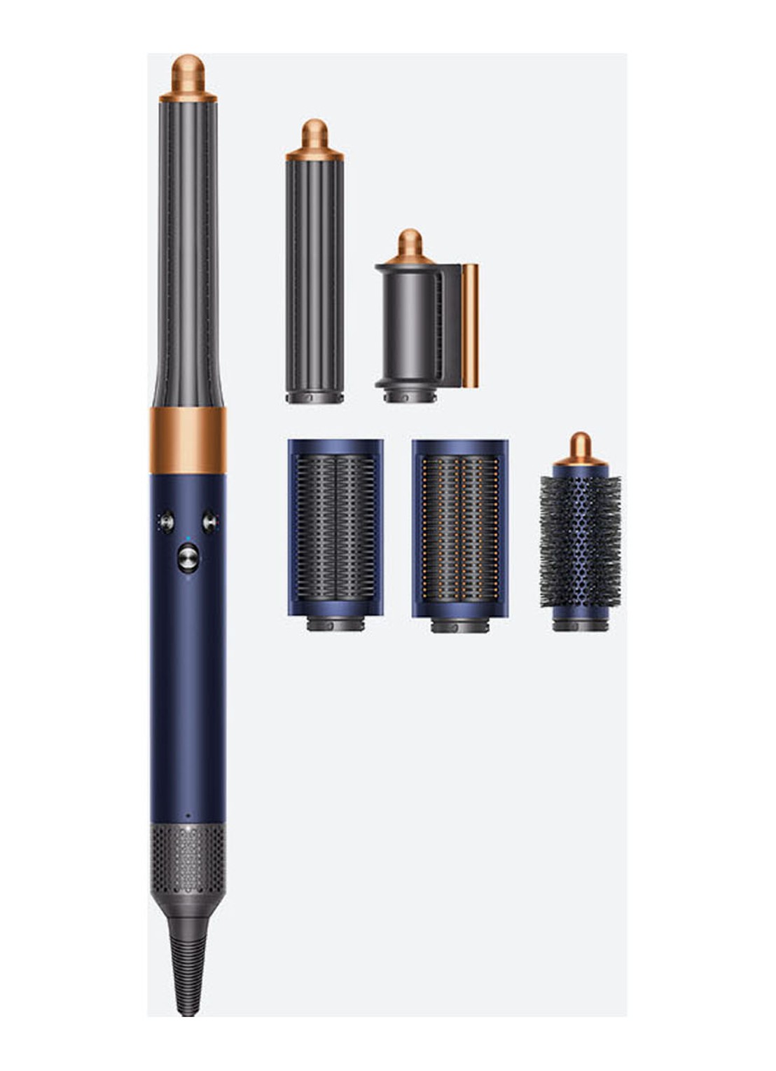 Dyson Airwrap Long complete multistyler - blauw / koper - voorkant blauw