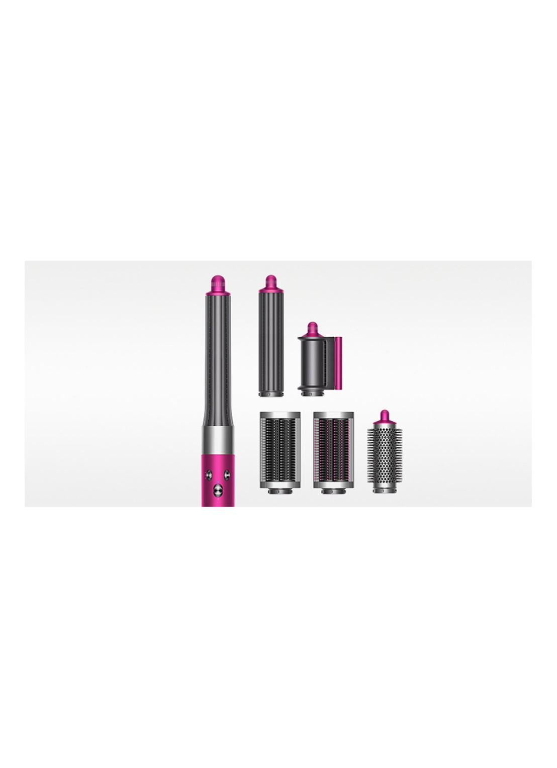 Dyson AirWrap Long complete multistyler - fuchsia / nikkel - detail 2 roze