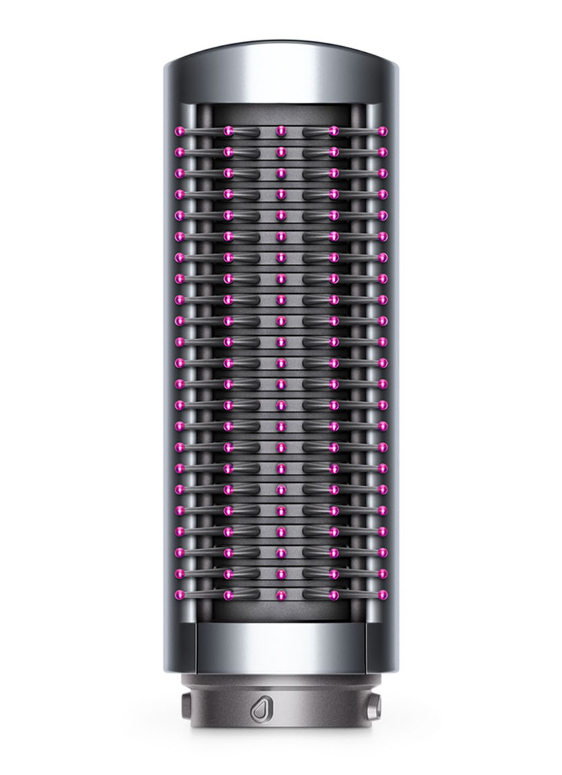 Dyson AirWrap Small Soft Smoothing Brush opzetstuk - fuchsia - voorkant roze