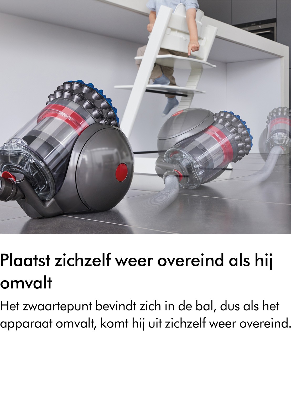 Dyson Big Ball Absolute 2 stofzuiger - detail 5 zilver