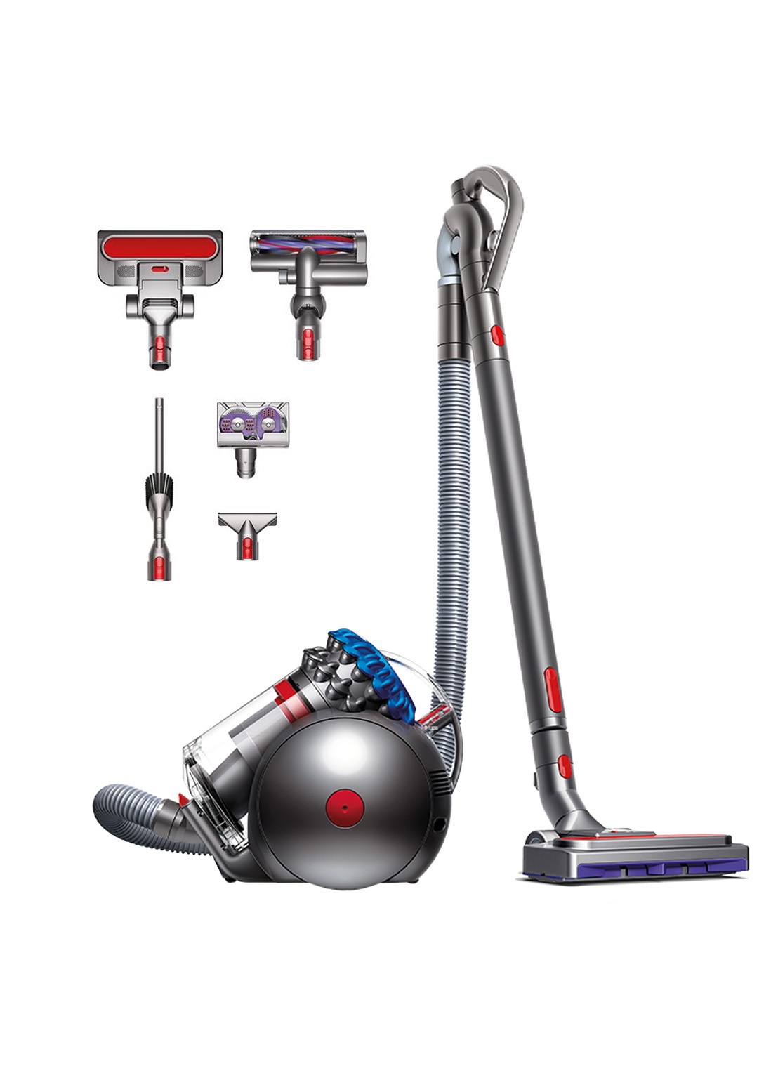 Dyson Big Ball Absolute 2 stofzuiger - voorkant zilver