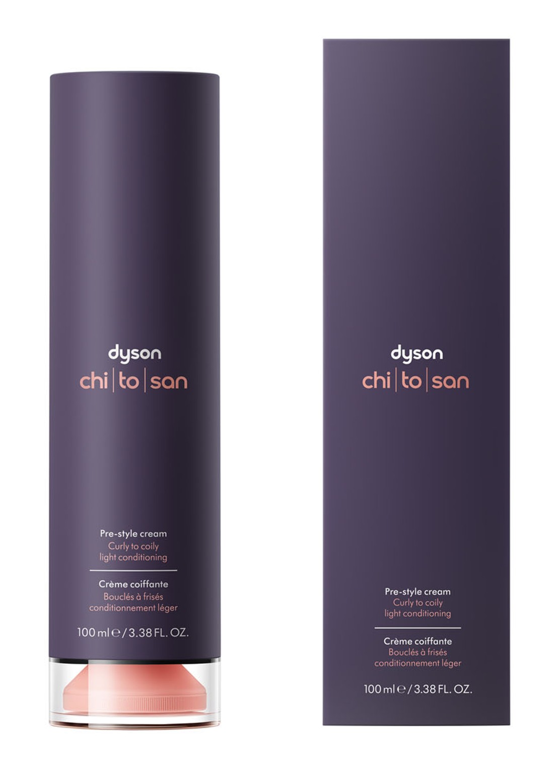 Dyson Chitosan Pre-style Cream Curly to Coily Light Conditioning - styling crème - voorkant 2 undefined