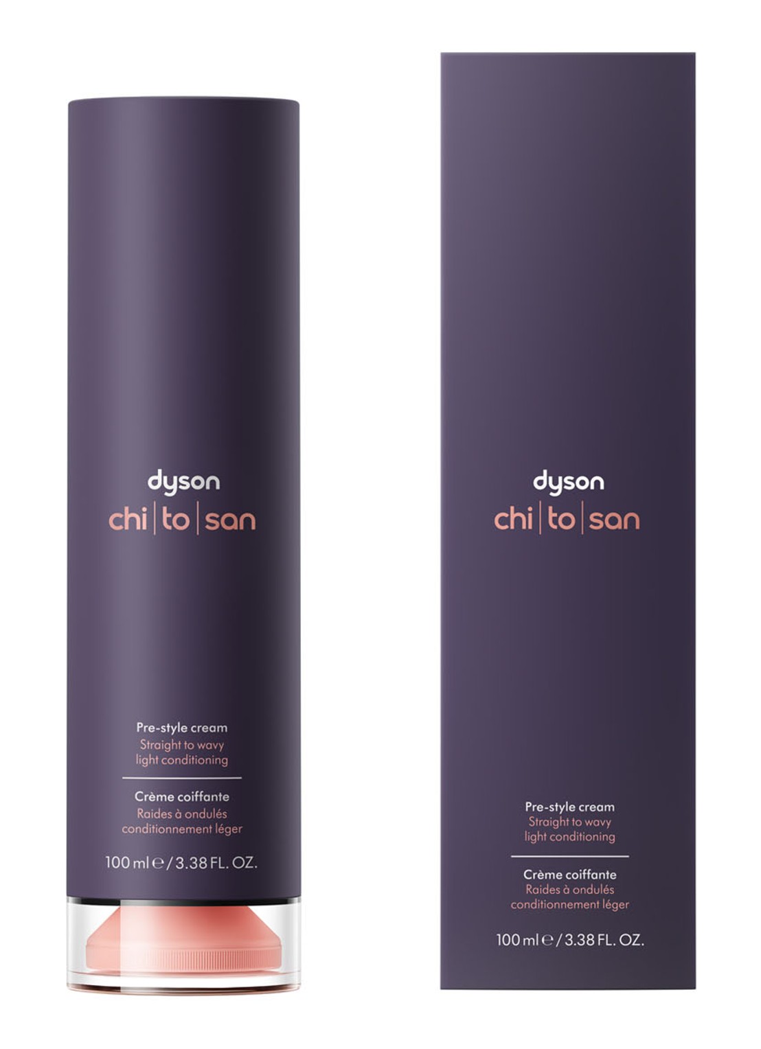 Dyson Chitosan Pre-style Cream Straight to Wavy Light Conditioning -  styling crème - voorkant undefined