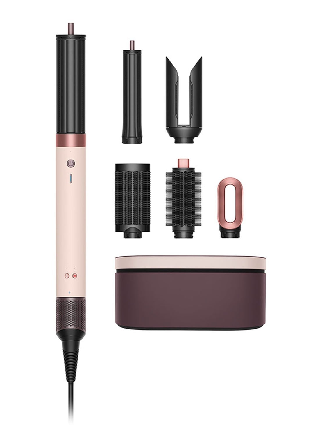 Dyson Dyson Airwrap Co-anda 2x™ Straight+Wavy Ceramic Pink - voorkant ceramic pink