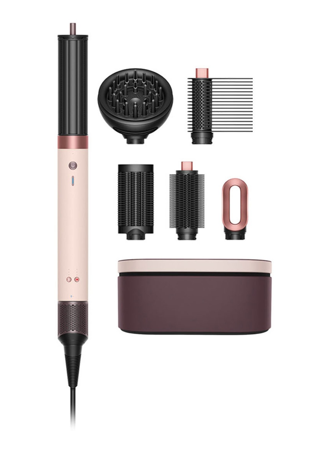 Dyson Dyson Airwrap Co-anda 2x™ Curly + Coily Ceramic Pink - voorkant 5 ceramic pink