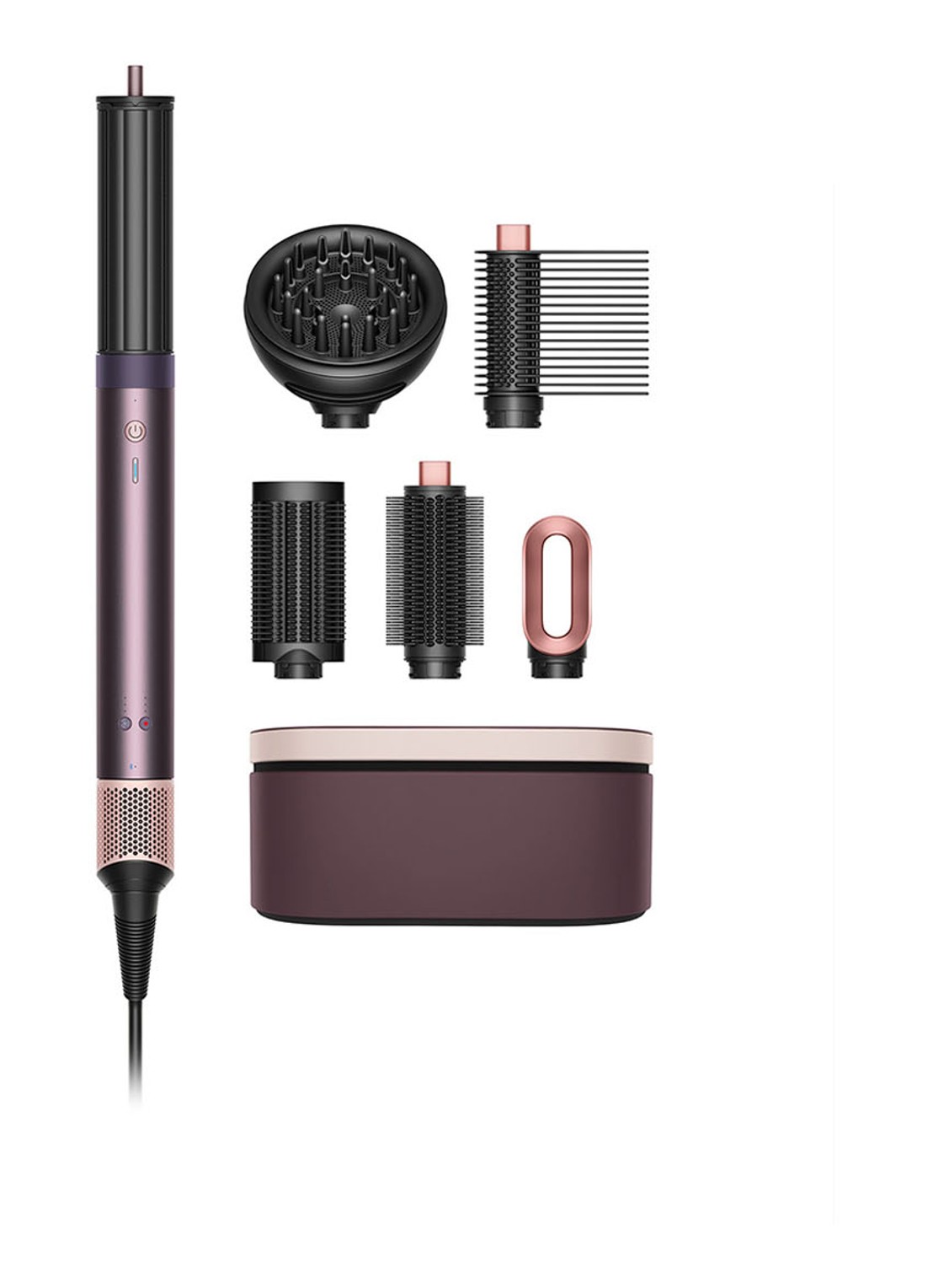 Dyson Dyson Airwrap Co-anda 2x™ Curly + Coily Jasper Plum - voorkant jasper plum