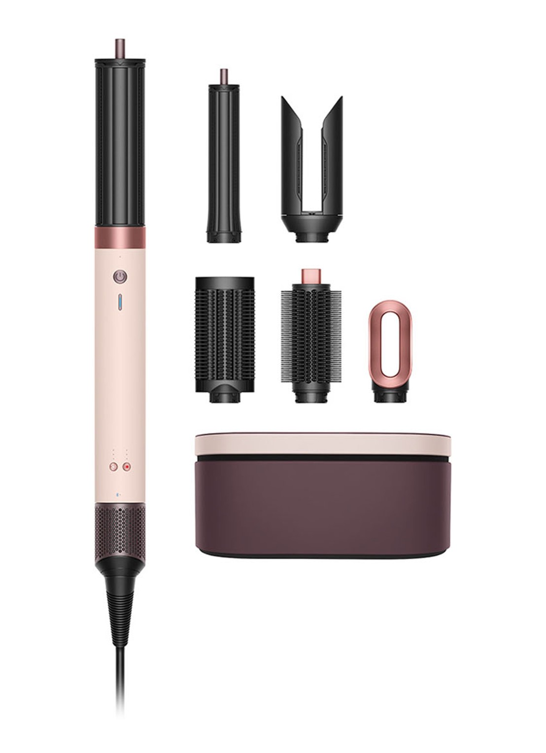 Dyson Dyson Airwrap Co-anda 2x™ Straight+Wavy Ceramic Pink - voorkant ceramic pink