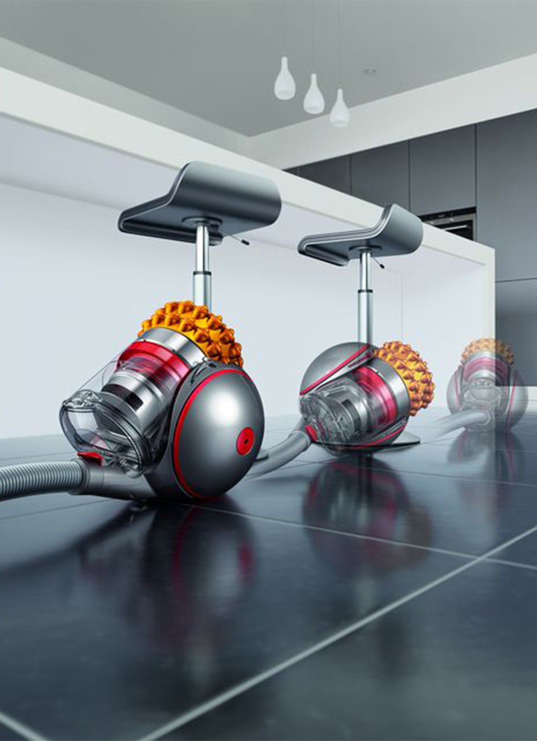 Dyson Dyson Cinetic Big Ball Multifoor stofzuiger - detail 2 zilver