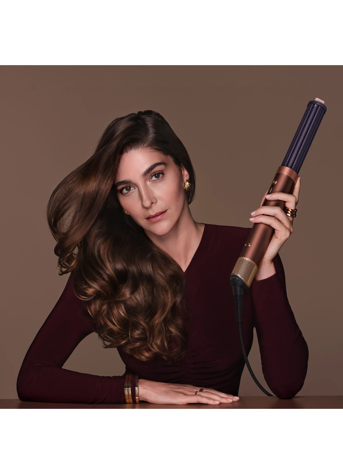 Dyson Dyson Co-anda 2x Straight + Wavy Plum Copper - detail plum copper