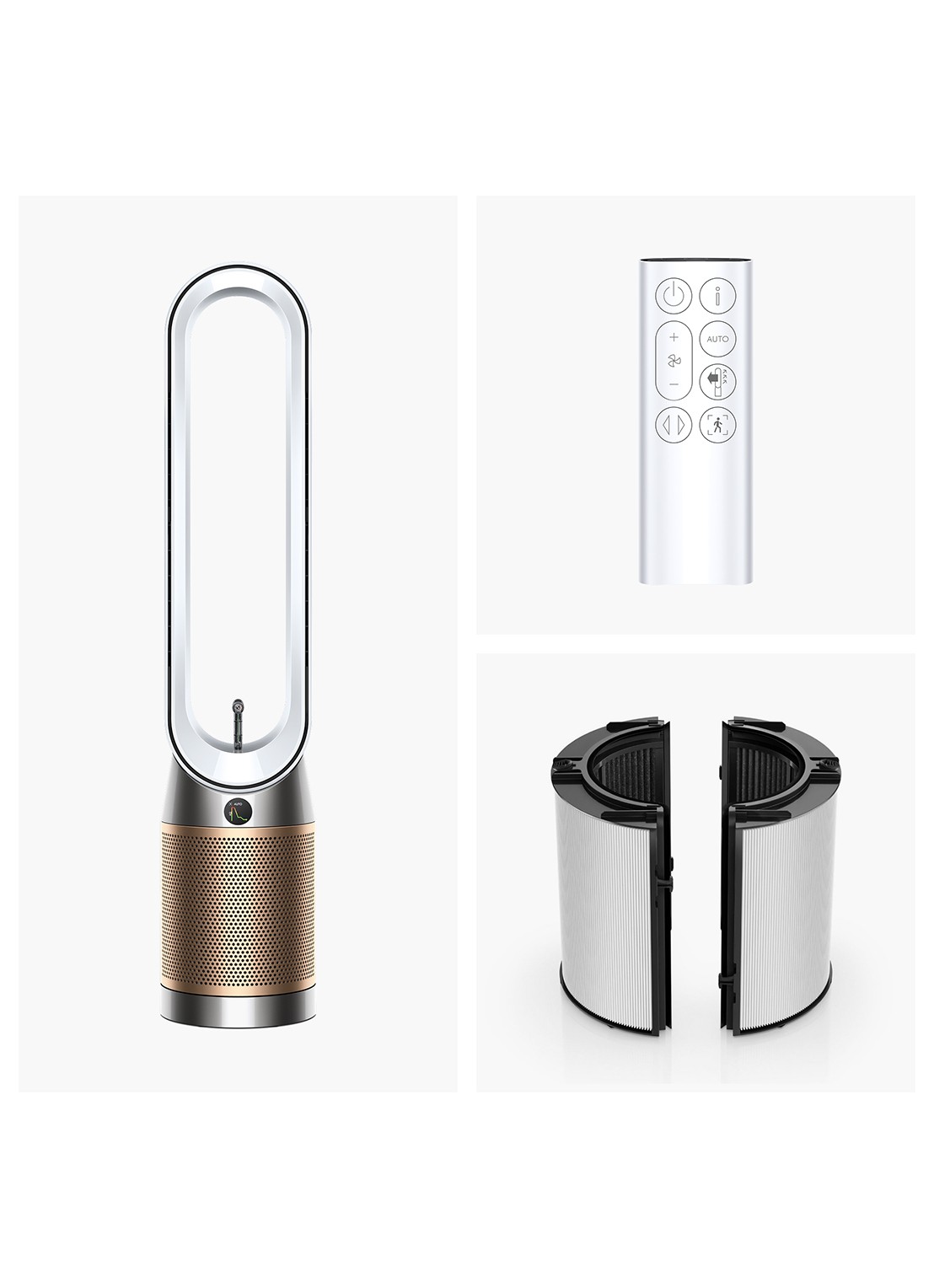 Dyson Dyson Find+Follow™ Purifier Cool PC3 luchtreinigingsventilator - achterkant 8 zilver