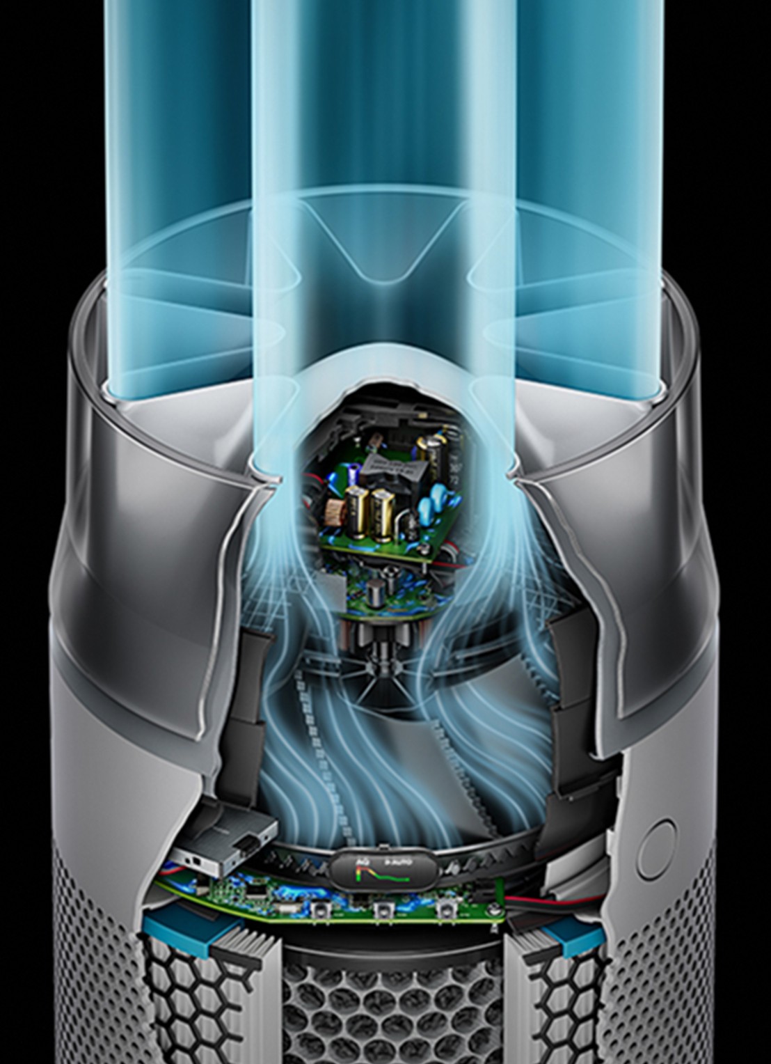 Dyson Dyson HushJet™ luchtreiniger, 47 cm - detail 7 zwart