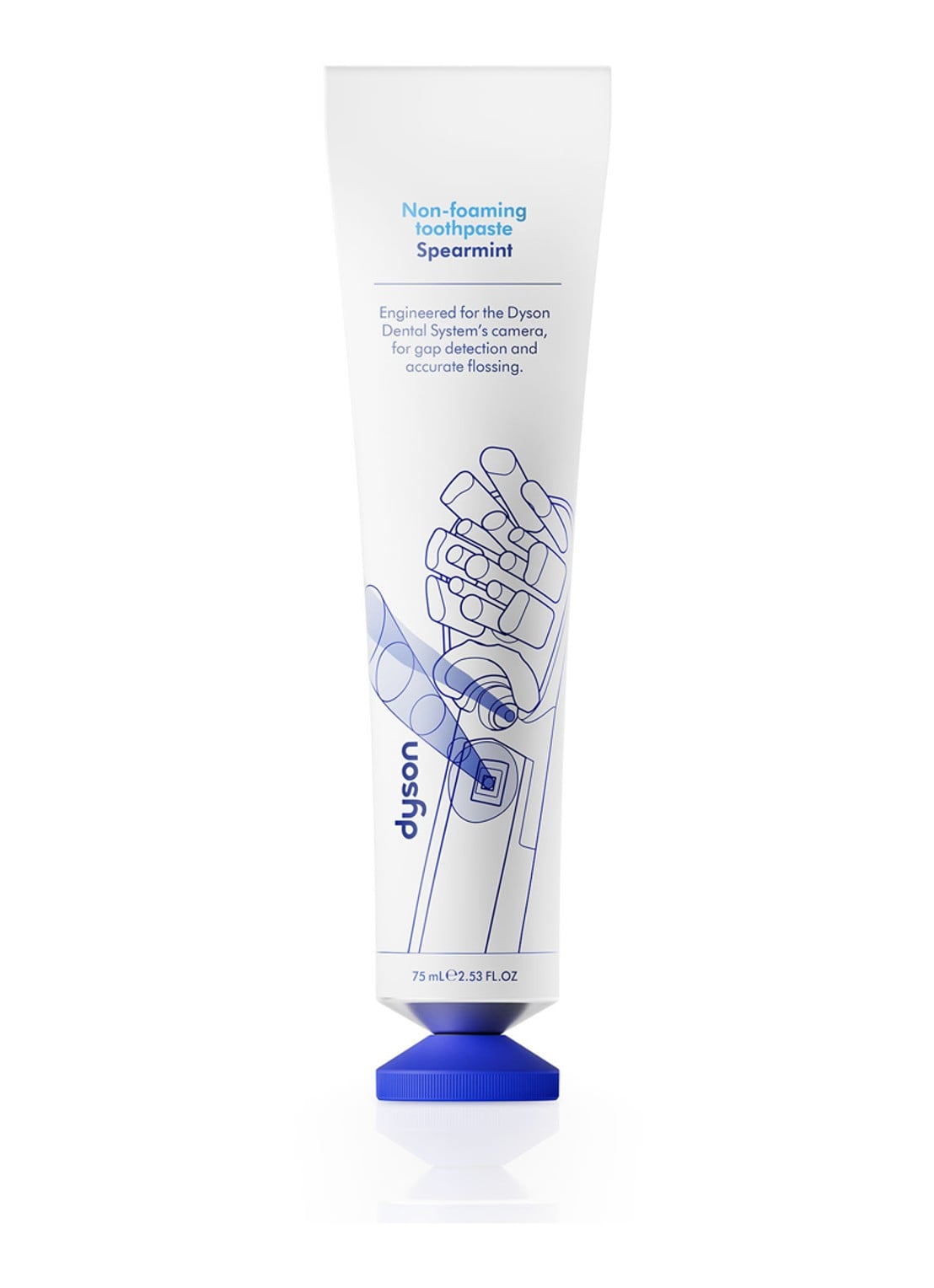 Dyson Dyson niet-schuimende tandpasta (Spearmint) - voorkant 4 undefined