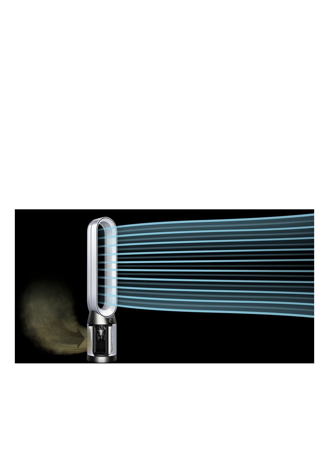 Dyson Dyson Purifier Cool Gen 1 luchtreiniger & vloerventilator, 105 cm hoog - detail zilver