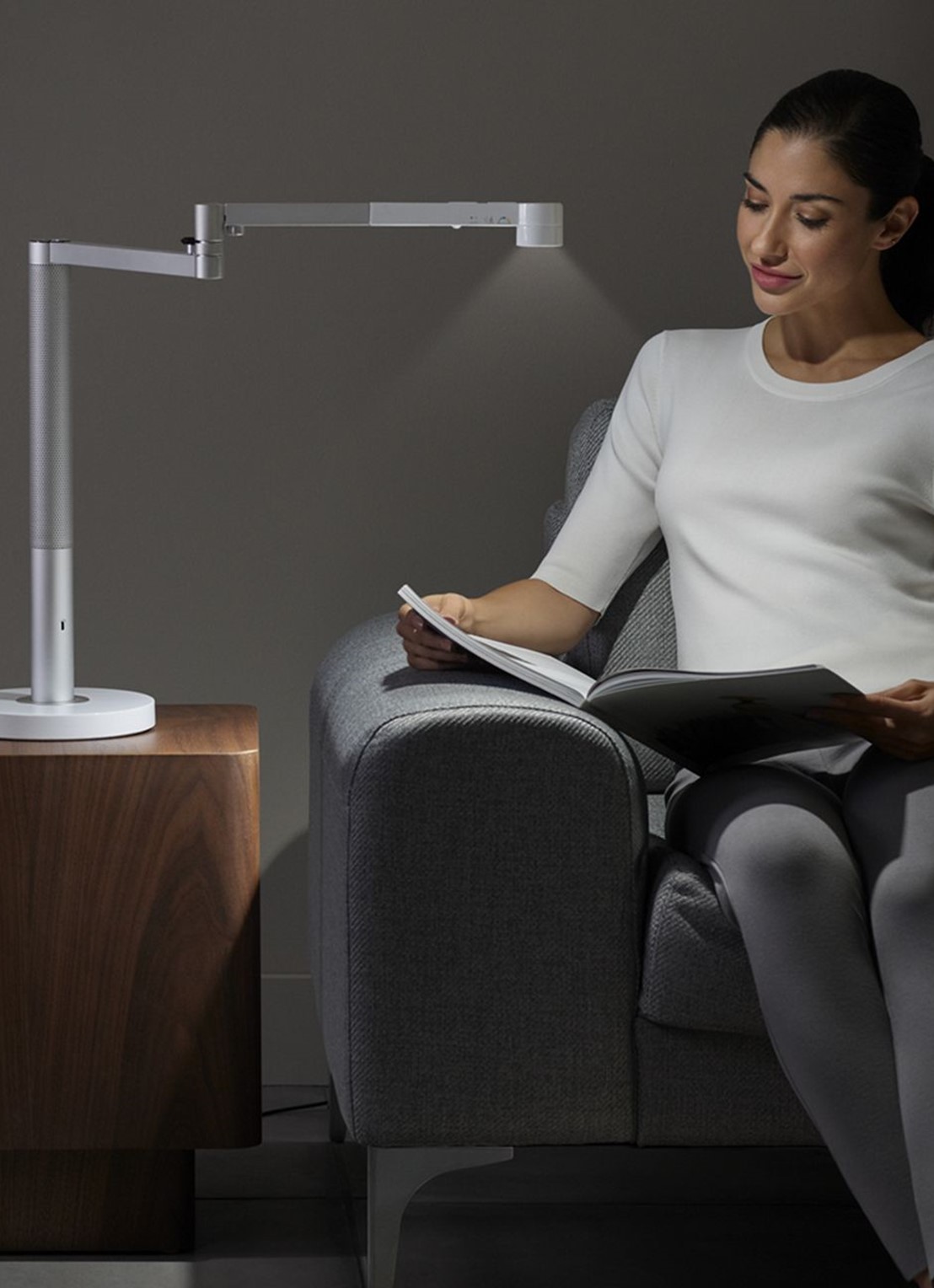 Dyson Dyson Solarcycle Morph™ bureaulamp - Wit / Zilver - detail 3 wit / zilver