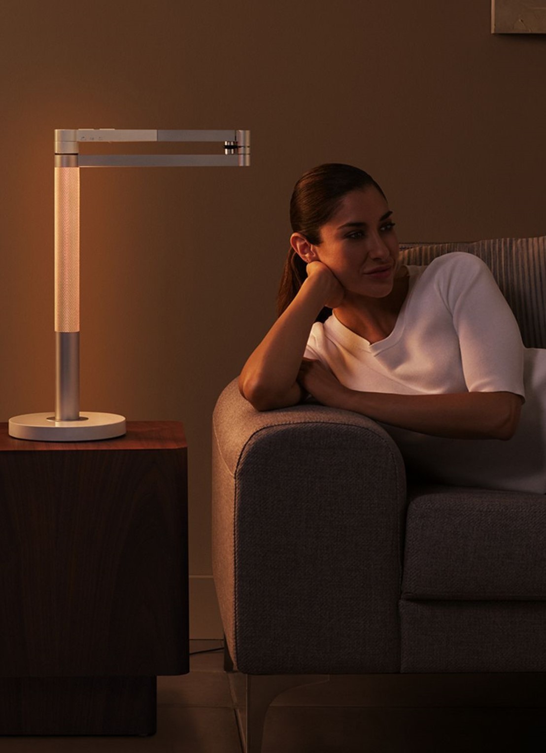 Dyson Dyson Solarcycle Morph™ bureaulamp - Wit / Zilver - detail 4 wit / zilver