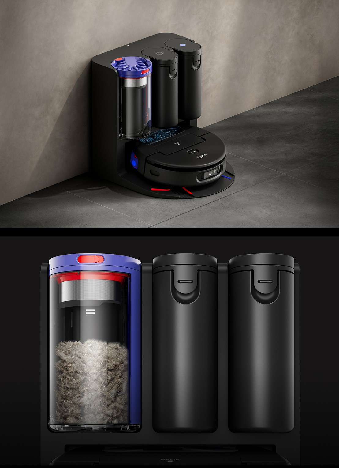 Dyson Dyson Spot+Scrub™ AI-robotstofzuiger - detail 4 zwart