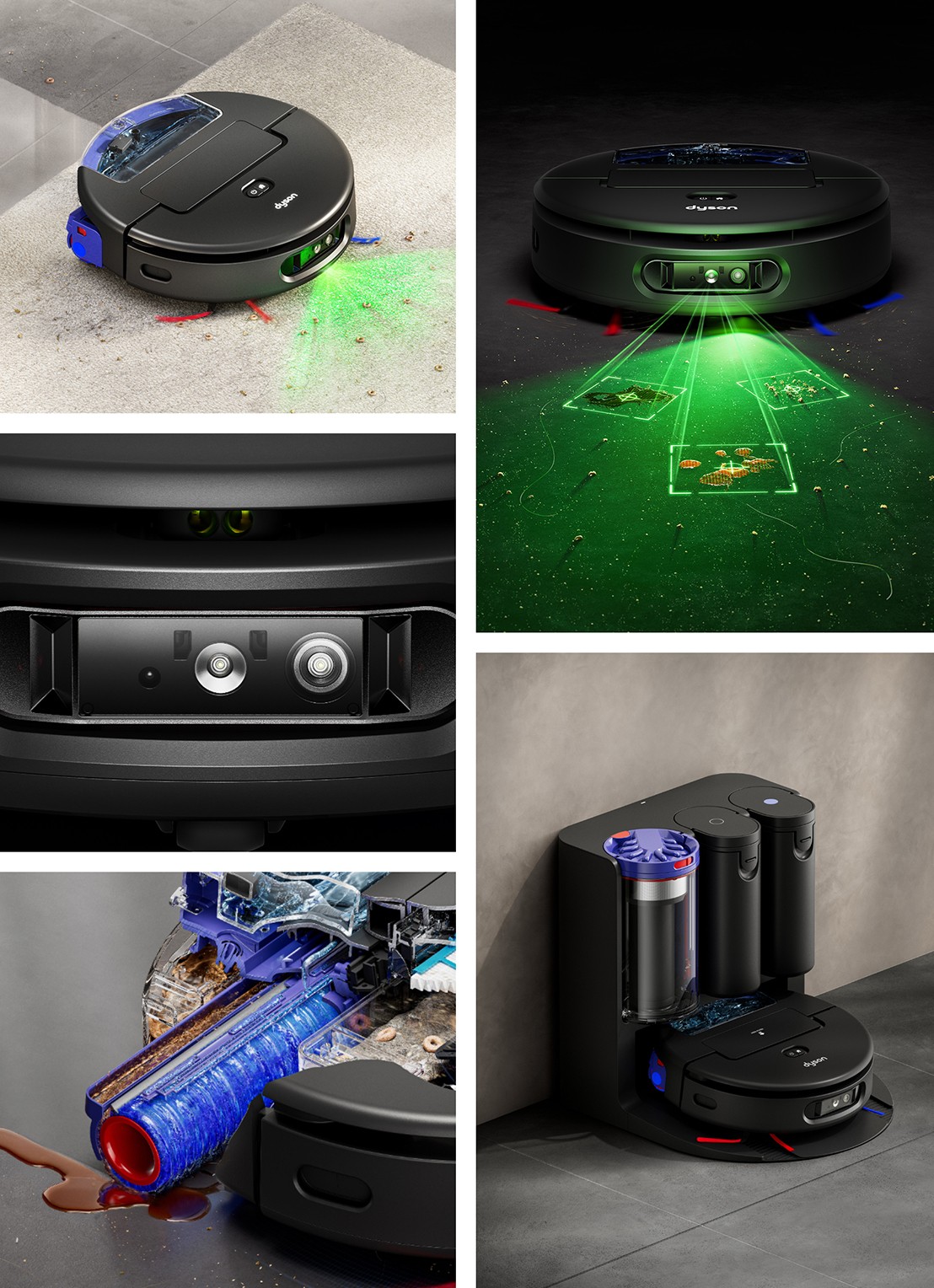 Dyson Dyson Spot+Scrub™ AI-robotstofzuiger - detail 7 zwart