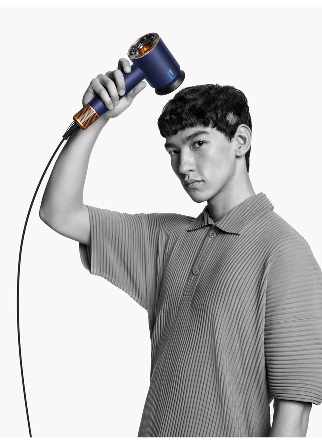 Dyson Dyson Supersonic Nural™ föhn - Straight+Wavy (Pruisisch Blauw/Koper) - detail 4 pruisisch blauw/ koper