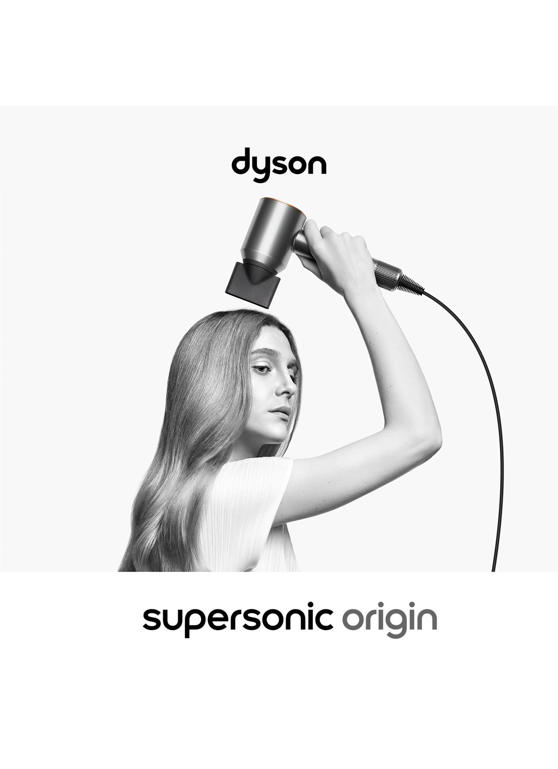 Dyson Dyson Supersonic™ Origin Zwart/Nickel - föhn  - detail zwart/nickel
