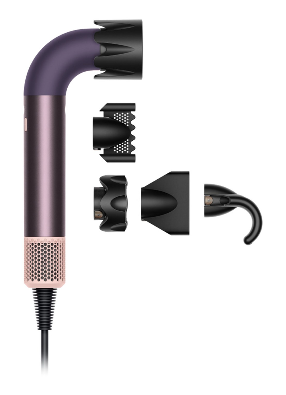 Dyson Dyson Supersonic r™ föhn – Straight+Wavy (Jasper plum) - voorkant jasper plum