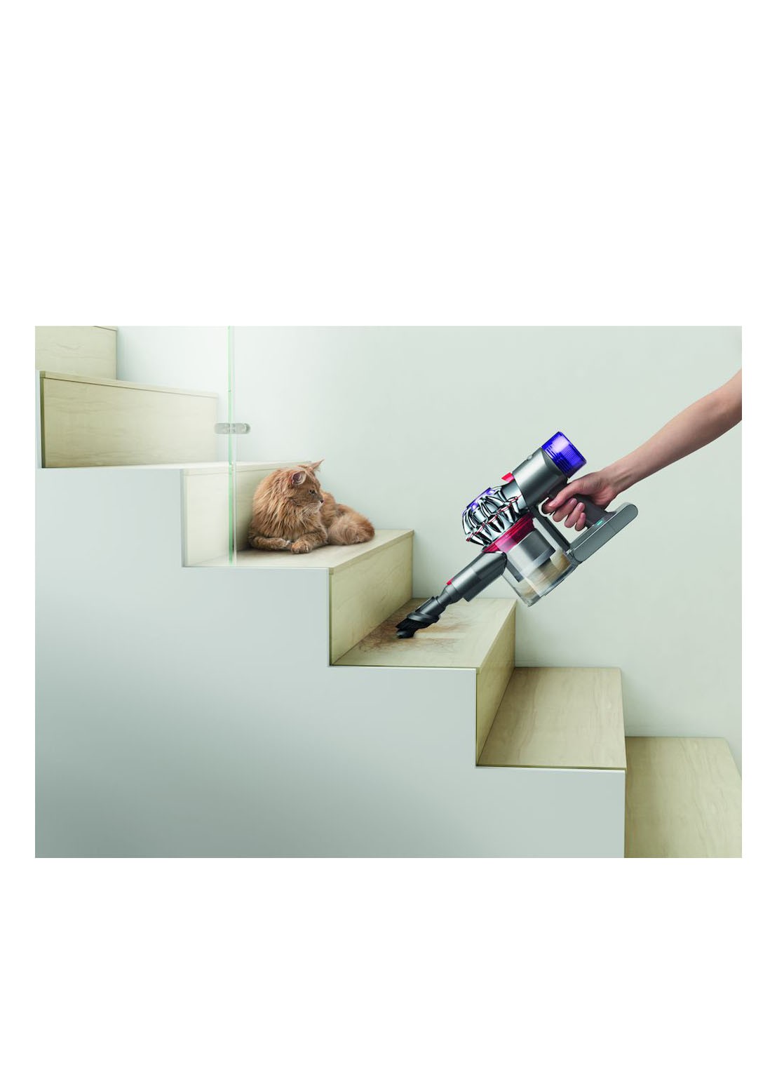 Dyson Dyson V8 steelstofzuiger 125 cm - zilver / nikkel - detail 2 zilver
